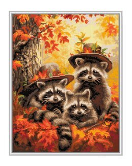 Timanttimaalaus Pesukarhutrio-Art City