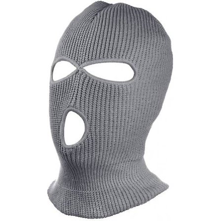3 Hole Knit Ski Mask Full Face Cover For Outdoor Sports Warm Soft