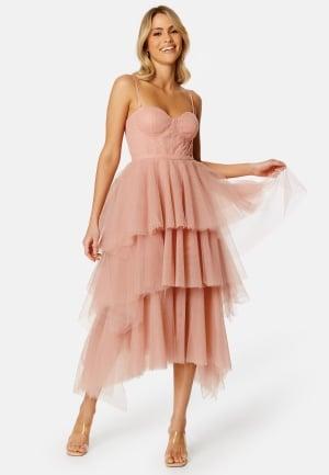 Elle Zeitoune Mason Bustier Dress S (UK10) Rose Gallatøj Dam