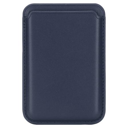 Magnetisk lommebok i PU-lær som rommer opptil 2 kort Mobiltelefon kortholder for de fleste smarttelefoner