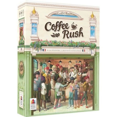 Managementspil - ASMODEE - KBGCR01FR - Coffee Rush - 2 spillere eller mere - 30 min spilletid