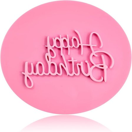 2 kpl Happy Birthday Cookie Embosser leivinleima 1 kpl 1 kpl