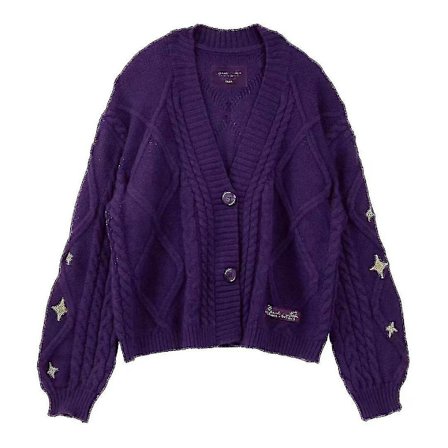 Speak Now Cardigan, Stjärnbroderad Stickad Speak Now Cardigan, Speak Now Cardigan