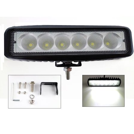 Led 18w arbetsljus - backljus 12 - 24V mini ledramp Flood