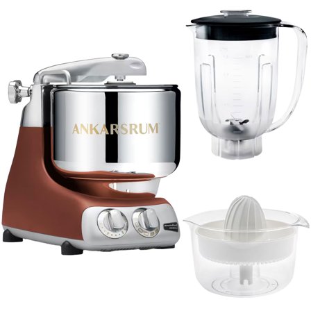 Ankarsrum Assistent AKM6230 + mixerkanna & citruspress, rustic maroon | Köksmaskiner > Köksassistenter | Bagaren och Kocken