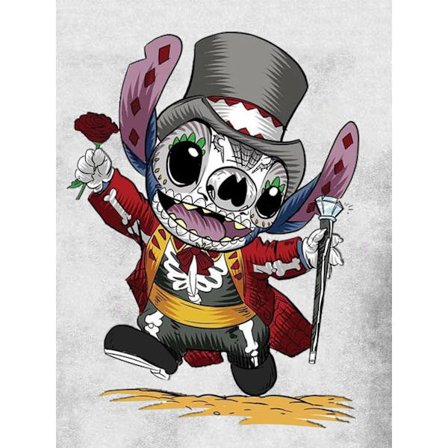 5D DIY Romantisk Splice Diamant Sting og Jack, fuld diamant korssting prik sæt dekoration (11.8"X15.7")