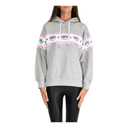 Chiara Ferragni Collection Hoodies Grå, Dame, Størrelse: XS