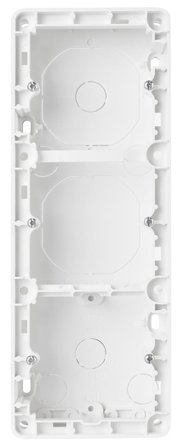 Elko EKO30193 Förhöjningsram renvit, apparatdjup 35 mm 3-fack, apparatens höjd 226 mm, Strömbrytare & vägguttag