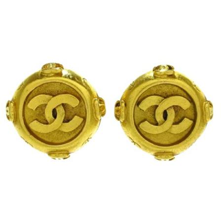 Chanel Vintage - Vintage Smycken - Gul - Dam - Storlek: One Size, Dam, Storlek: ONE SIZE