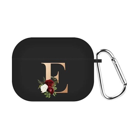 För airpods 1 2 Fodral Silikon Bokstäver Hörlursfodral Headset Skyddsfodral