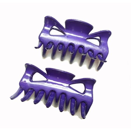 Hårklämma Lila 2-Pack