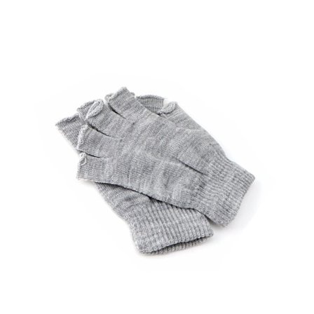 Handskar utan fingrar, korta & fingerlösa - Ljusgrå Ljusgrå