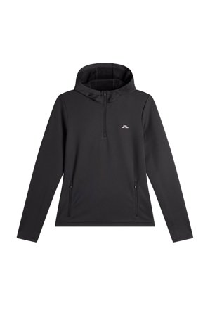 J.Lindeberg - Aerielle Quarter Zip Hood - Golf - Black - Women - S