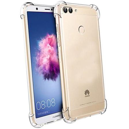 Huawei P Smart 2018 - Beskyttende silikonecover Transparent/Genomskinlig
