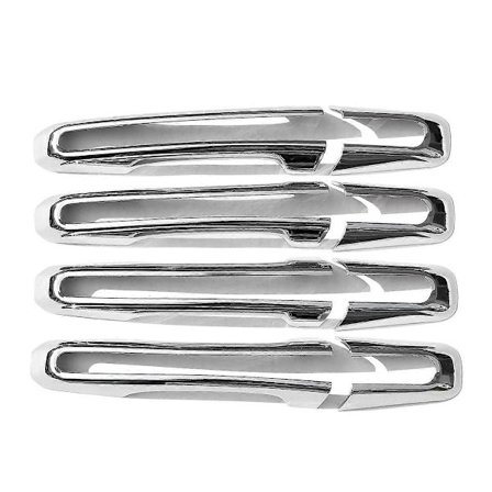 Yttre Handtag Dekorativ Ram Bildörr Yttre Handtag Skyddande Dekorativ Ram för Silver