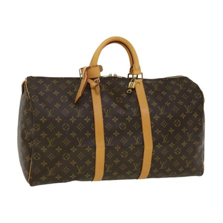 Louis Vuitton Vintage, Pre-owned Keepall 50 Bag Bruin, Dames, Maat:ONE Size