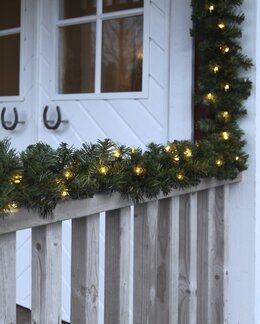 Star Trading Girland LED Ottowa Grön - 270 cm - Jul