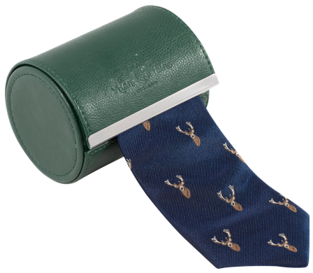 Alan Paine Ripon Silk Tie Deer Navy