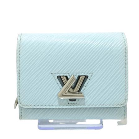 Louis Vuitton Vintage, Pre-owned Leather Wallet Blauw, Dames, Maat:ONE Size