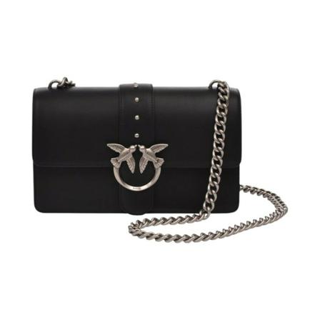 Pinko, Classic Love Bag Icon Simply Czarny, Kobieta, Rozmiar: ONE Size