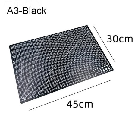 Skjærematte Skjærebrett A3-SORT A3-SORT