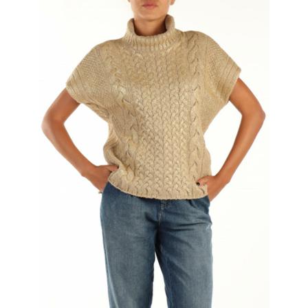Manila Grace Turtlenecks Gul, Dame Rullekraver