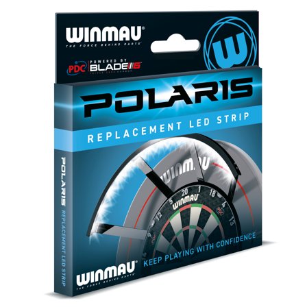 Winmau Polaris Replacement LED Strip Light for Dartboard - Bright, Long-lasting Illumination for Enhanced Game Play