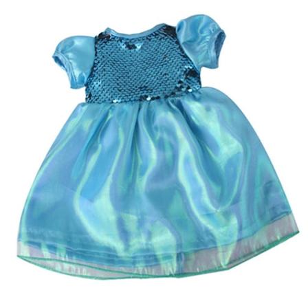 Kjole i Gaze til 18 Tommer Dukker (FMY) Blue 26cm