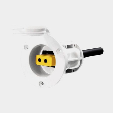 Infällningshus vit för eluttag