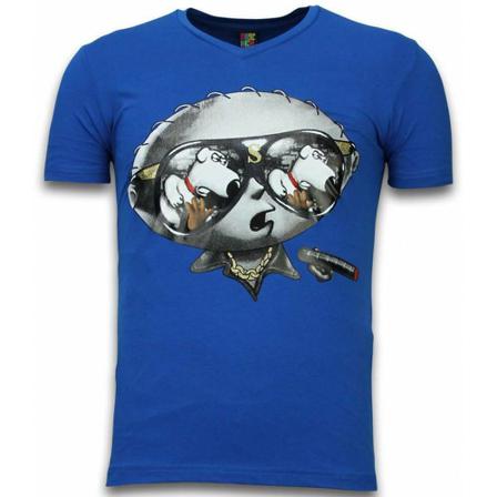 Local Fanatic - T-shirts - Blå - Herr - Storlek: S, Herr, Storlek: S