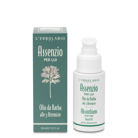 L'Erbolario Assenzio Per Lui Olio Da Barba Alle 3 Artemisie 30ml