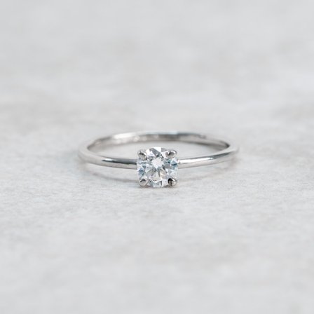 Dunört, 18K Weißgold : Diamanten - Laborgezüchtet, Karat - 0.30 kt