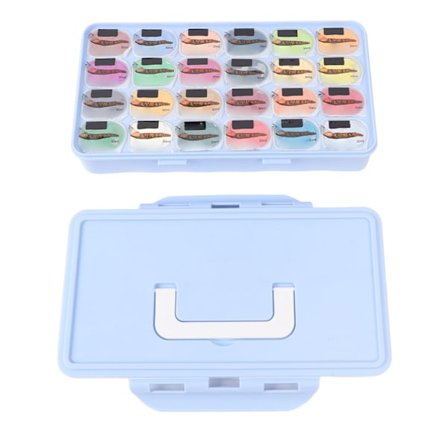 24 farver akvarelmaling sæt 30ml lille kop design fadeless professionel gouache maling sæt til kunststuderende