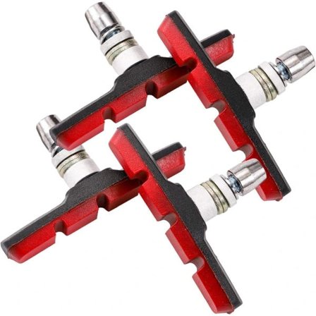 2 par V-bremseklosser med sekskantmuttere og avstandsstykker V-sykkelbremseklosser Sett 70 mm