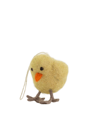 A World of Craft Pippi påskhänge Dekoration Gul 6 x cm