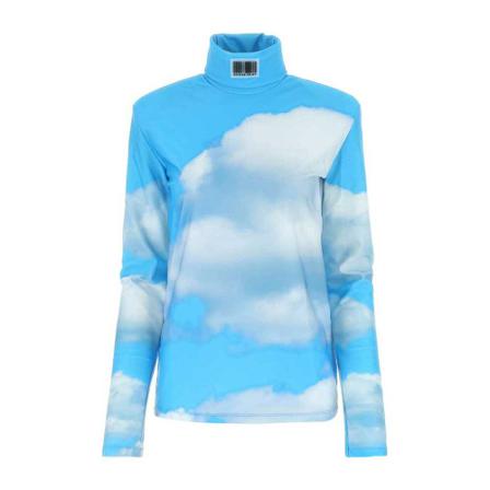 Vtmnts Turtlenecks blå, Dam Polotröjor, Dam, Storlek: L