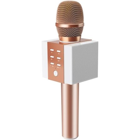 Trådlös Bluetooth Karaoke Mikrofon, 10W Större Volym, Mer Bas