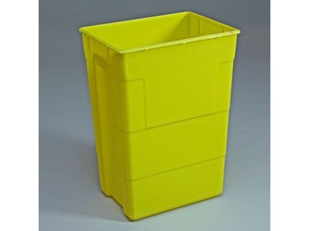 SANSAC Riskavfallsbehållare 50l gul - Lyreco - Sjukvård och omsorg - Inredning - Riskavfallshantering