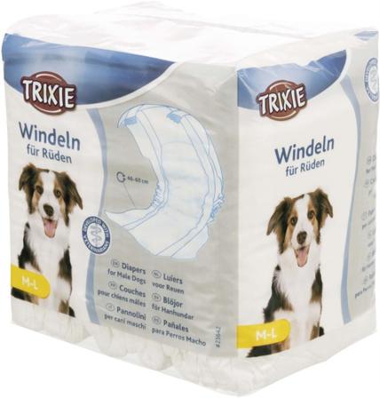 Trixie - Trixie uroskoirien vaipat - M-L 46-60 cm - 12kpl