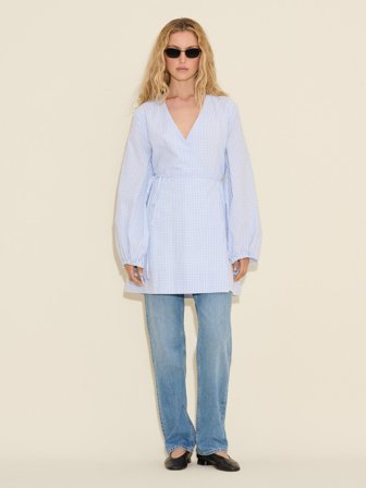 Holzweiler Edgar Dress - Light Blue Mix - Women's - Extra Small
