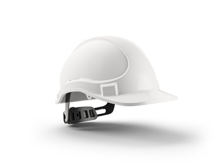 Hellberg Factor 31402-091 Vernehjelm vit Hvit, Hodebeskyttelse