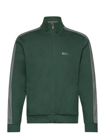 Tracksuit Jacket Tops Sweat-shirts & Hoodies Sweat-shirts Green BOSS