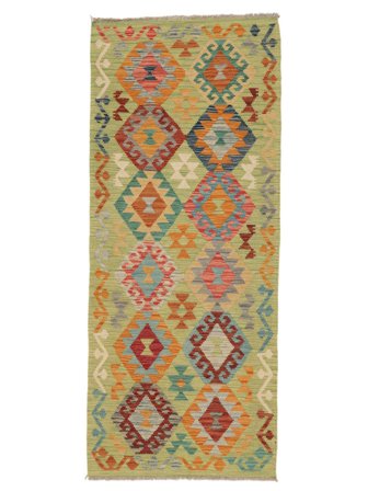 81X200 Tapis D'orient Kilim Afghan Old Style De Couloir Marron/Marron (Laine, Afghanistan)