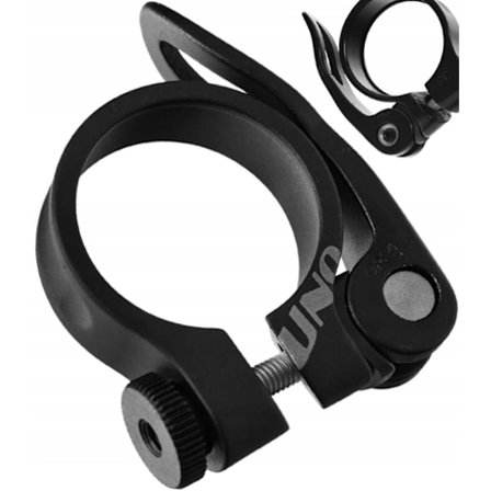 UNO Sadelklämma QR 34.9 mm Matt Svart