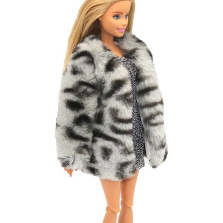 Miniatyyri palloliitos nuken realistiseen turkkiin, 1/6 BJD: set nukkemekkoasulle, päällystakki, pörröinen takki 30 cm Gi:lle