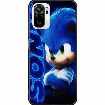 Xiaomi Redmi Note 10 Svart Skal Sonic The Hedgehog