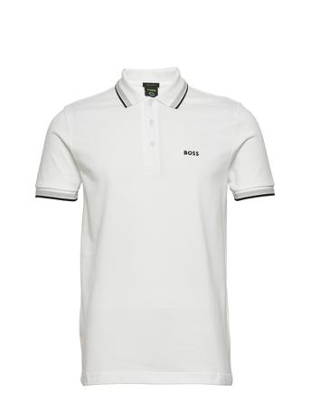 Paddy Polos Short-sleeved Valkoinen BOSS