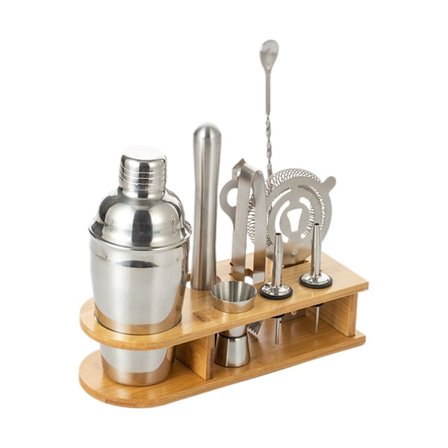 12oz Cocktail Shaker Bar Set, 10 delar