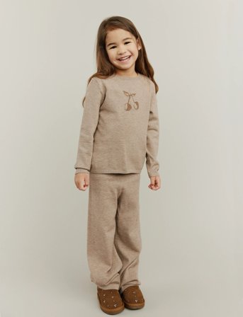 Sofie Schnoor Baby and Kids Ursask Knit - Beige - 104