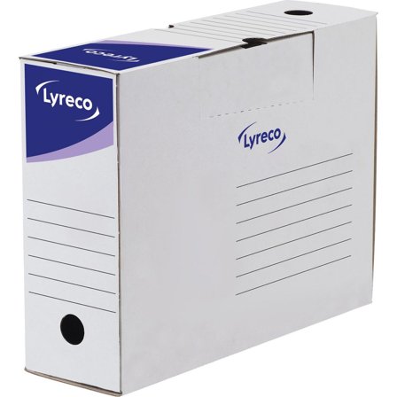 LYRECO Arkivbox manuell rygg 100mm - Lyreco - Kontorsmaterial - Arkivering och kontorsförvaring - Arkivkartonger och boxar